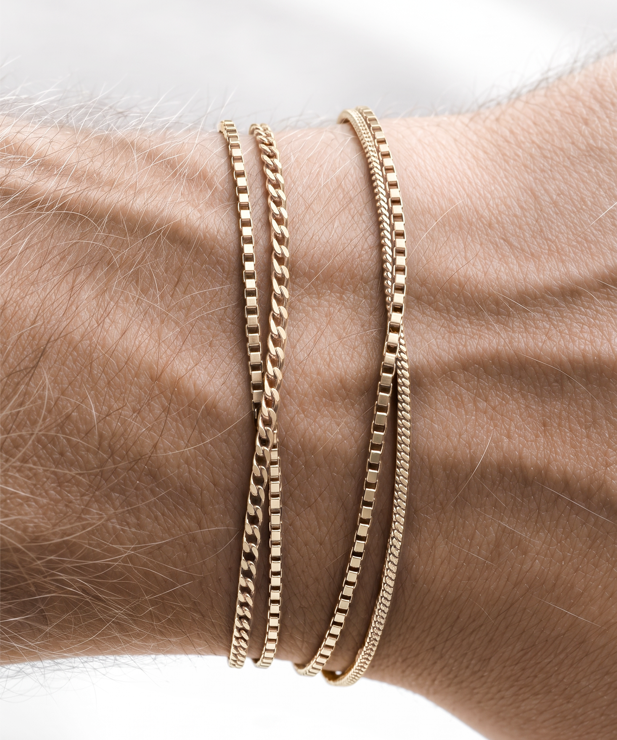 4x Stapelbare armbanden
