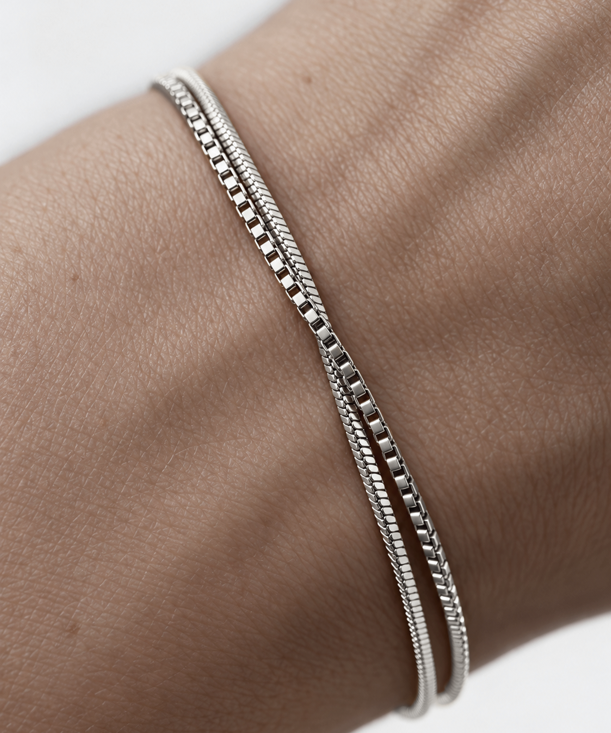 2x Minimalistische armbanden