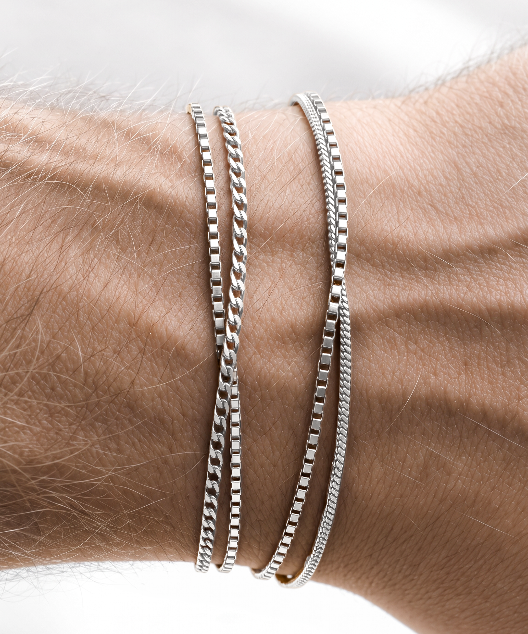 4x Stapelbare armbanden