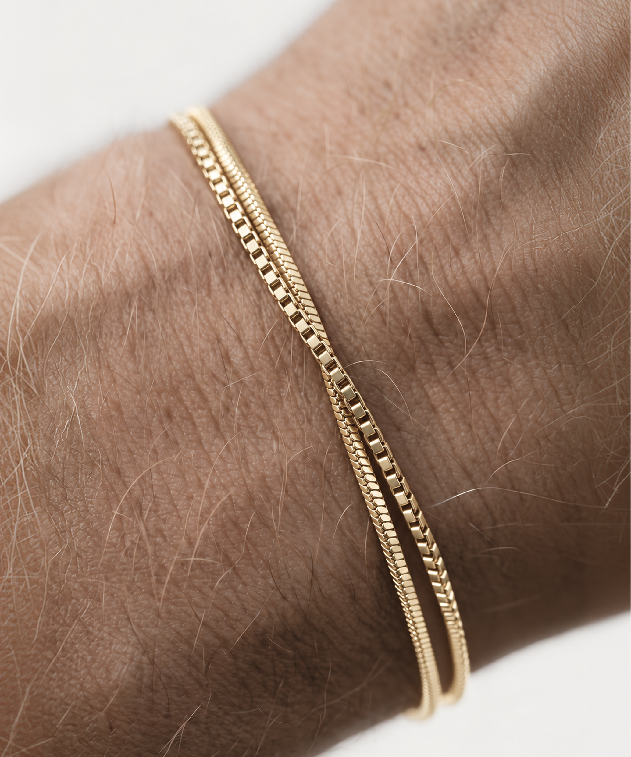 2x Minimalistische armbanden